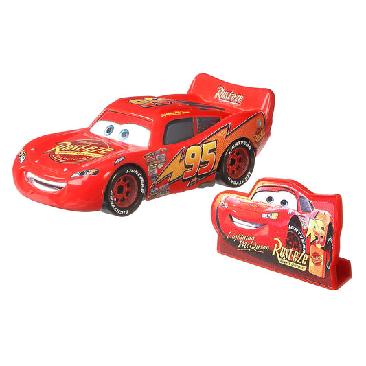 Disney Pixar Cars Lightning McQueen with Rusteze Sign Vehicle – Maziply ...