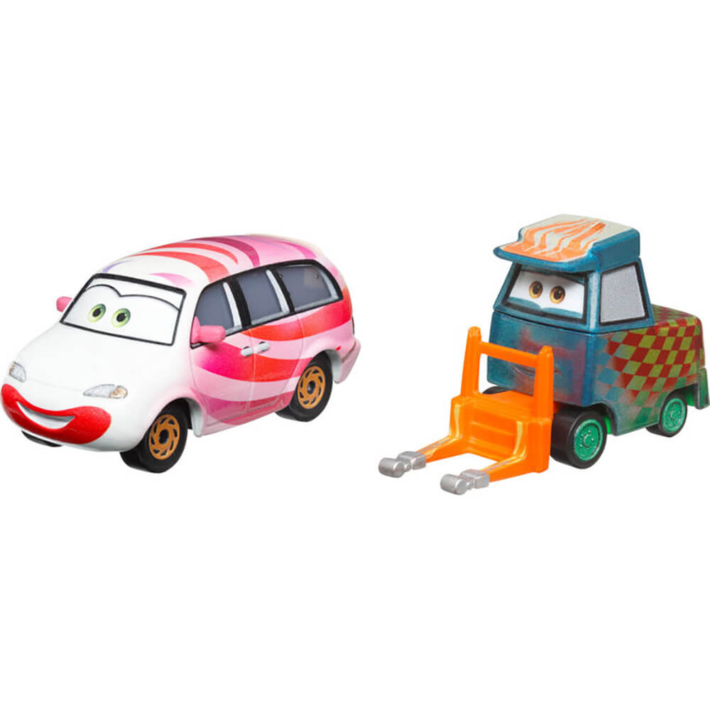 Disney Pixar Cars On the Road Claire Gunz'er and Haul Em'Haynes 2-Car Pack