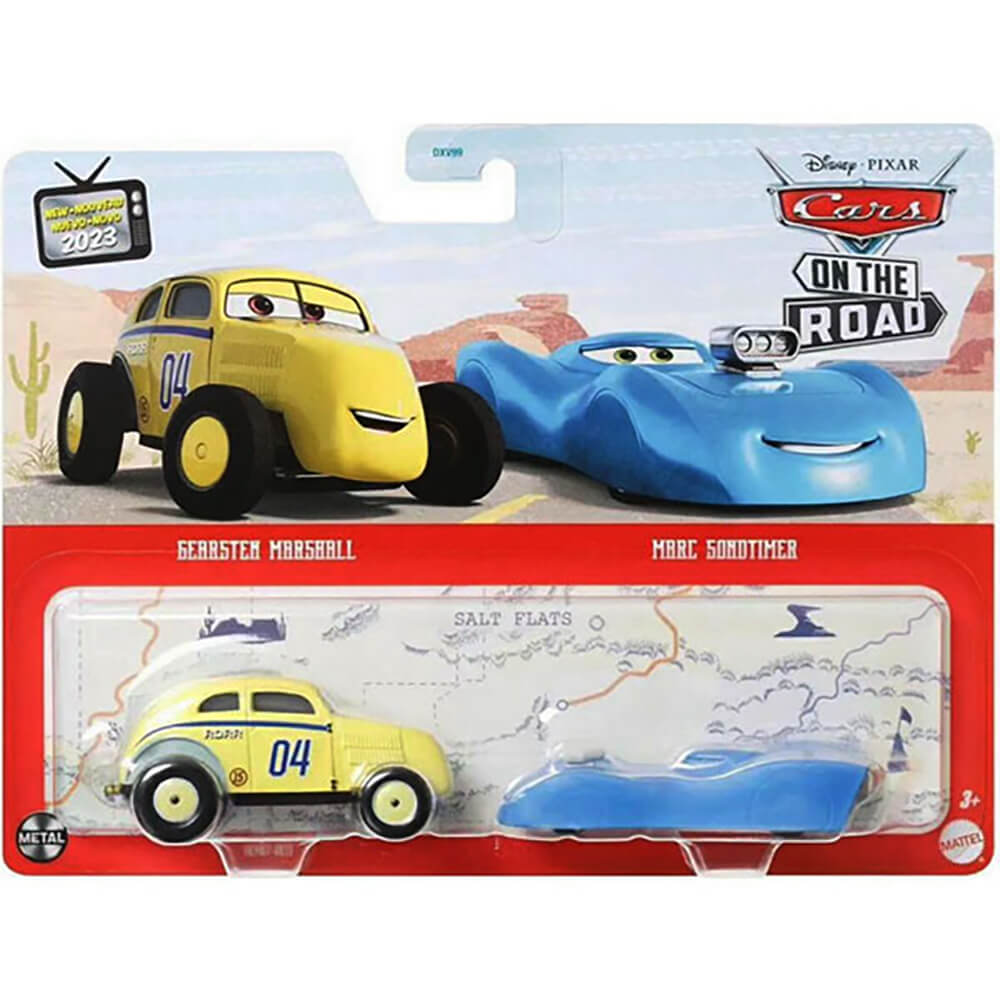 Disney Pixar Cars On the Road Gearsten Marshall and Marc Sondtimer 2-Car Pack