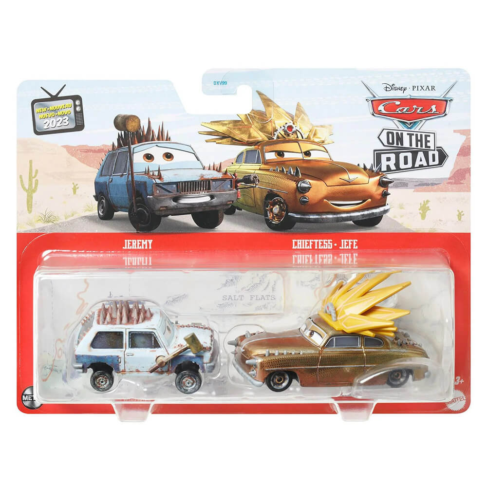 Disney Pixar Cars On the Road Jeremy and Chieftess Jefe 2-Car Pack
