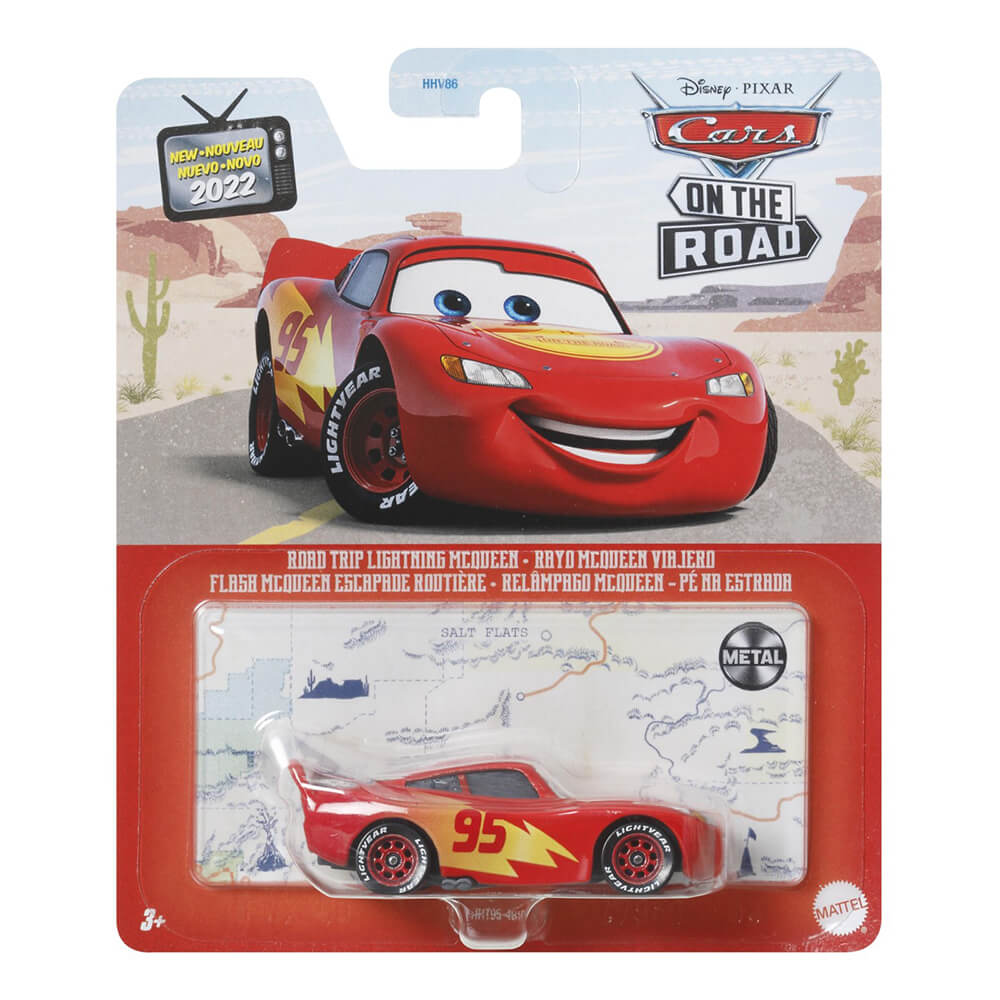 Disney Pixar Cars On the Road Road Trip Lightning McQueen 1:55 Scale V