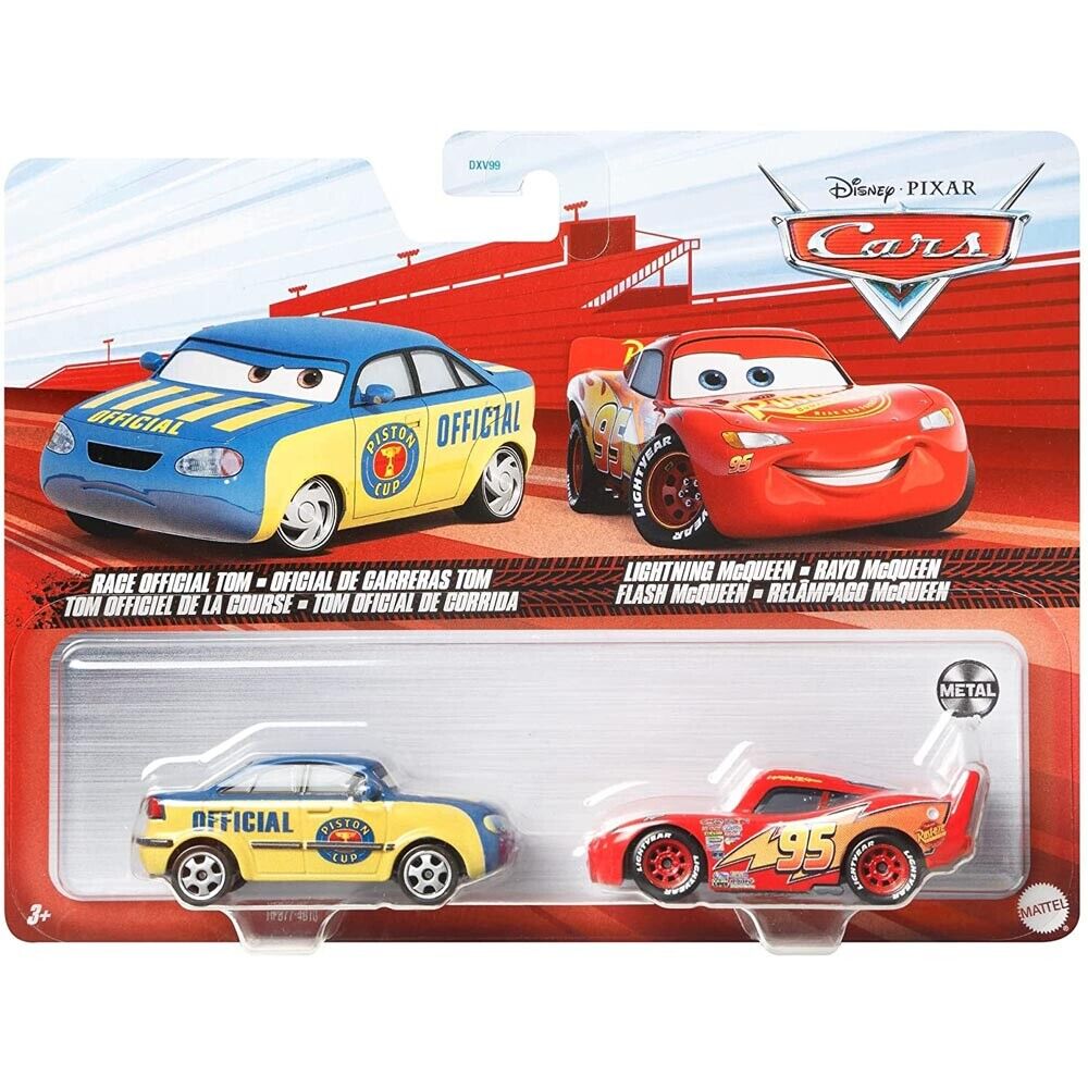 Disney Pixar Cars Race Official Tom & Lightning McQueen 2-Pack