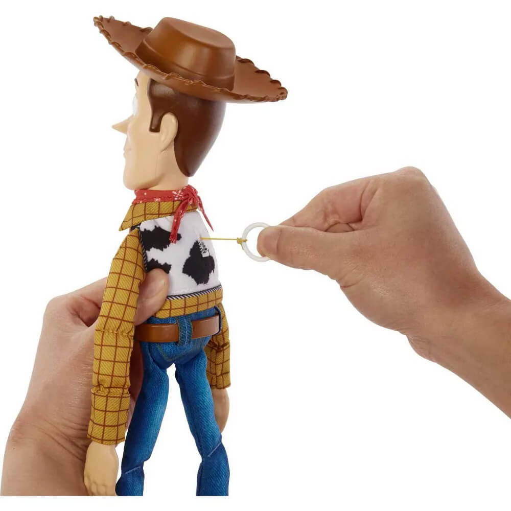 Disney Pixar Toy Story Roundup Fun Woody hand pulling string