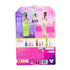 Back packaging of Disney Princess Tiana 2-in-1 Stories doll set, showing doll in both outfits, accessories, and additional available dolls in the collection.