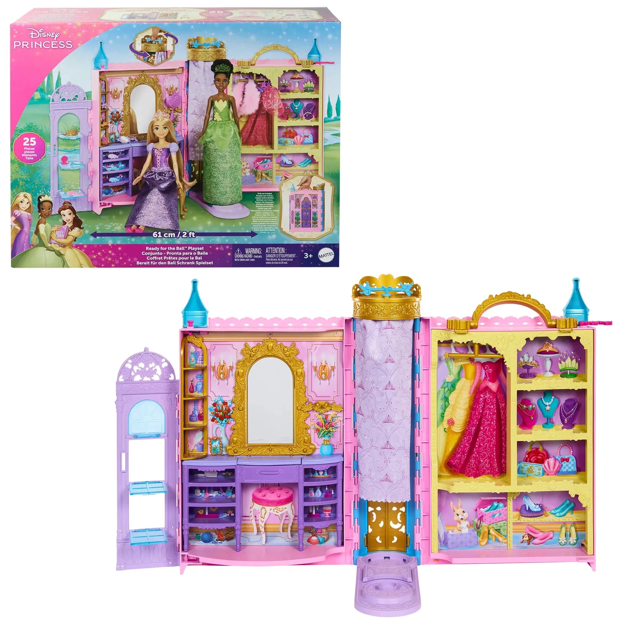 Disney Princess Ready For The Ball Closet Playset
