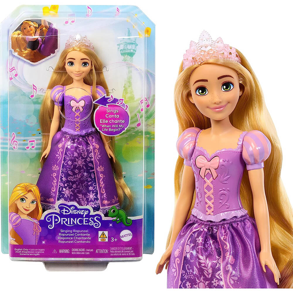 Disney Princess Singing Rapunzel Doll with packaging