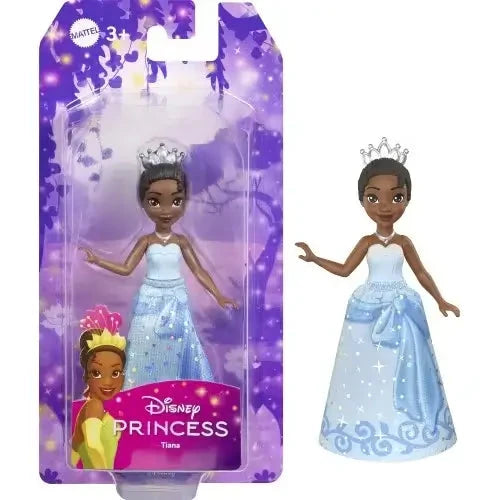 Disney Princess Sparkling Blue Dress Tiana 3.5-Inch Doll