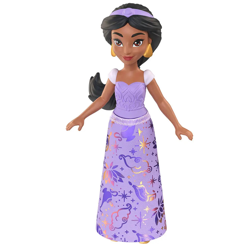 open lace back dress Disney Princess Sparkling Purple Dress Jasmine 3.5-Inch Doll – Maziply Toys