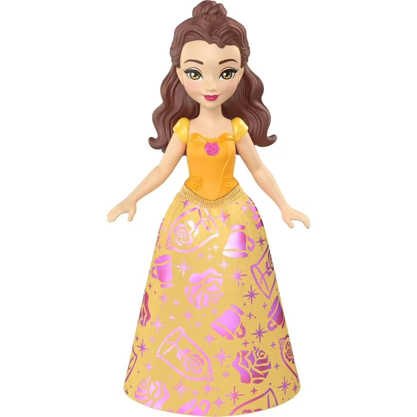 Disney Princess Sparkling Yellow Dress Belle 3.5-Inch Doll