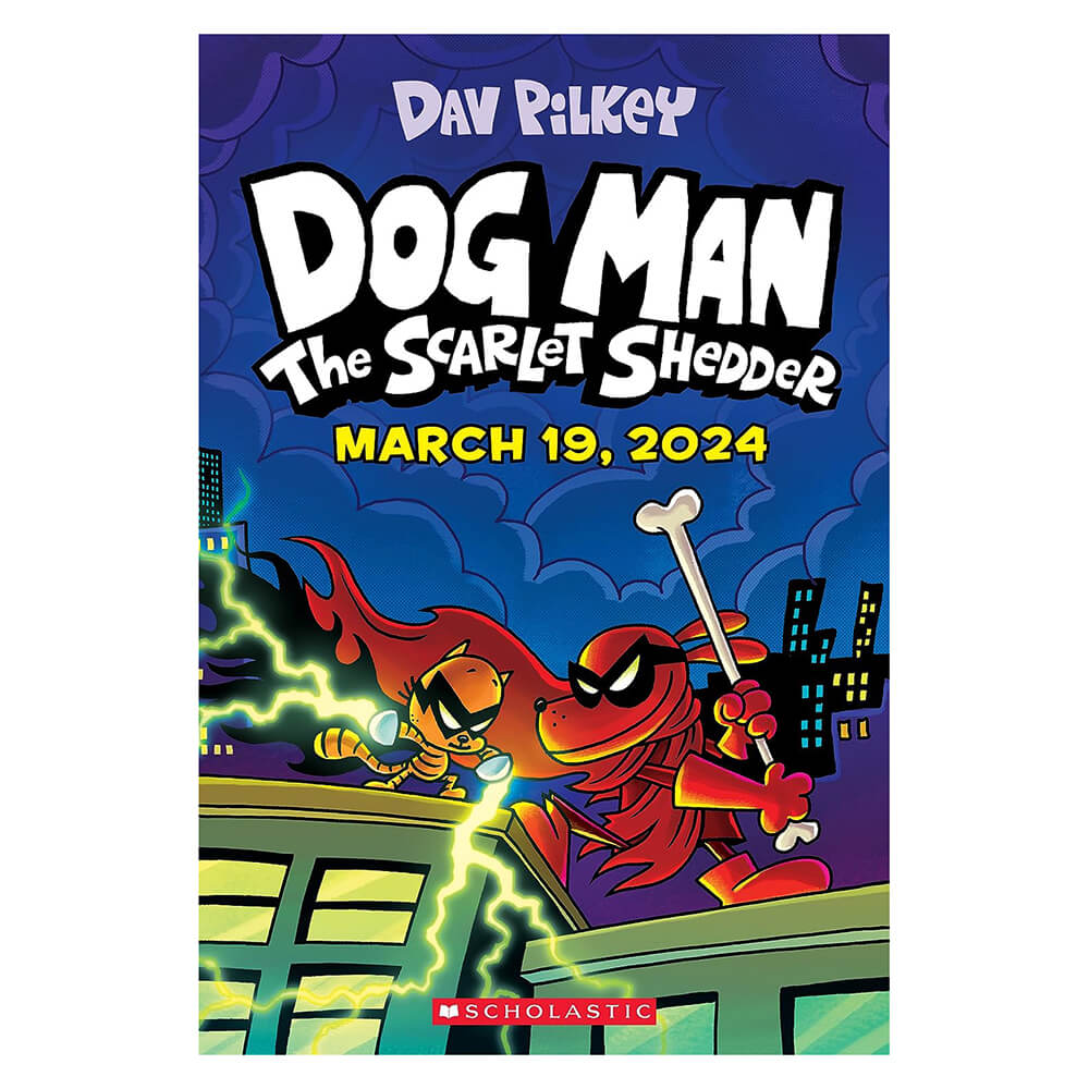 Dog Man #12: The Scarlet Shedder Hardcover front cover