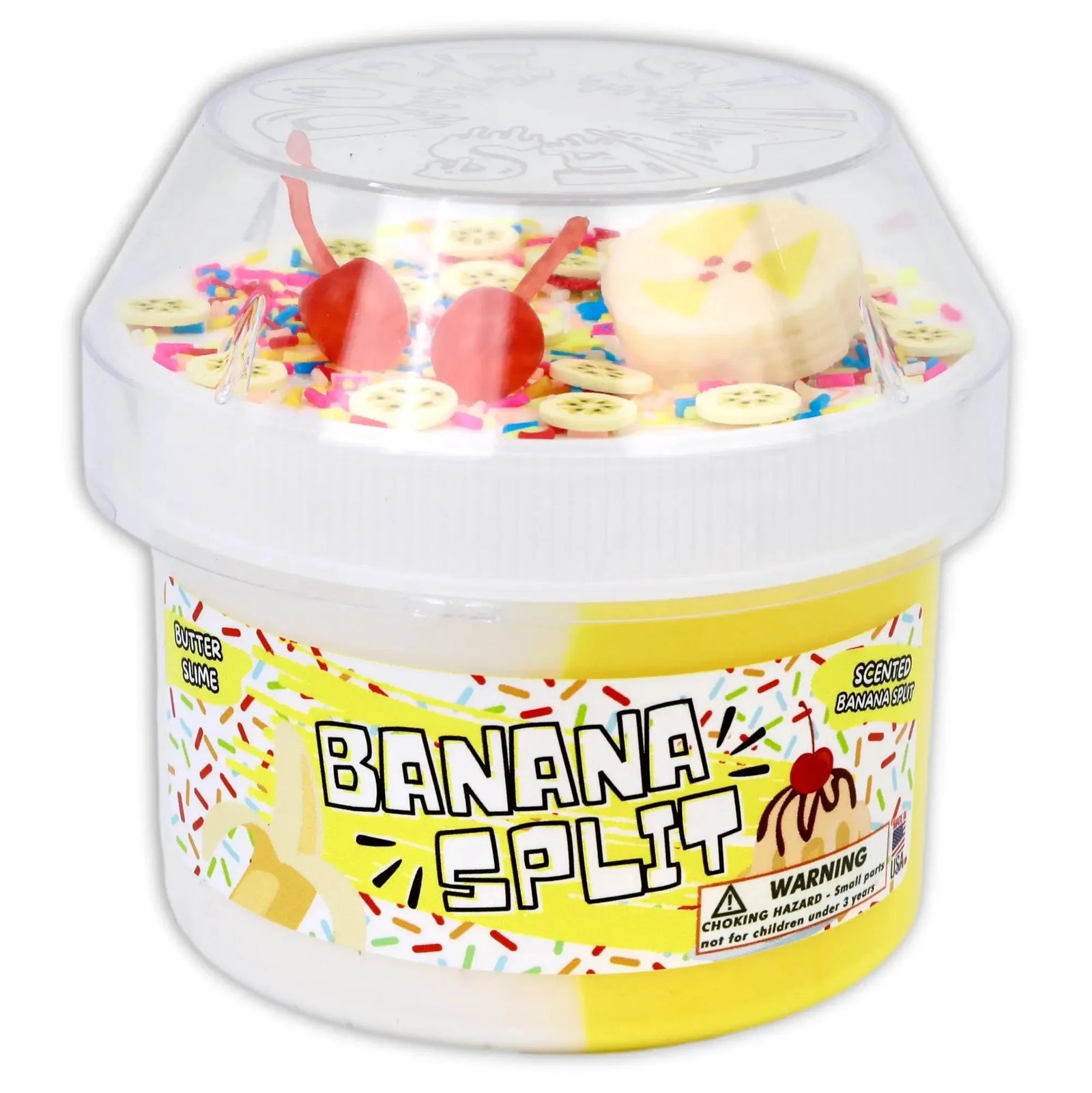 Dope Slimes Banana Split Butter Slime