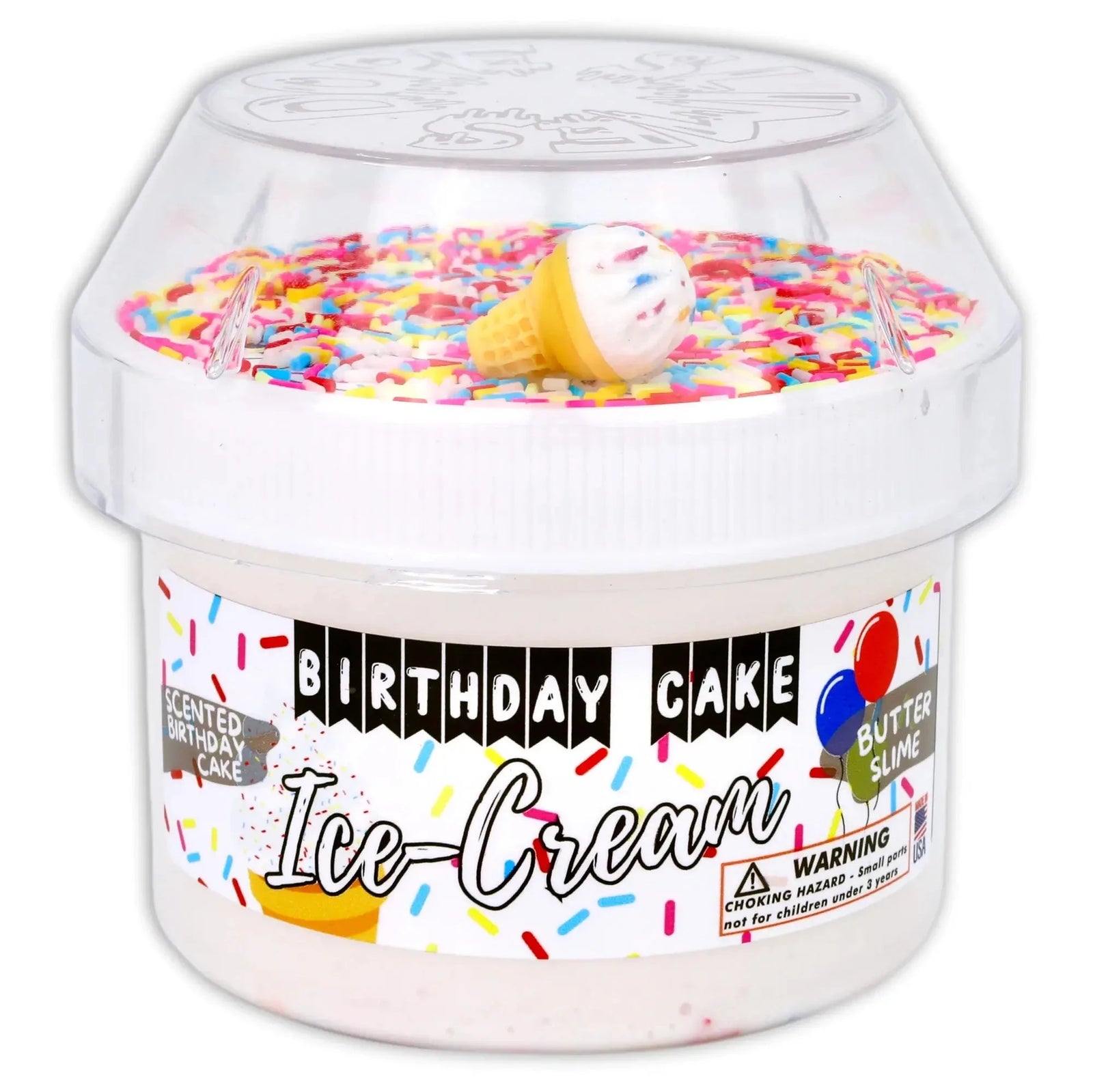 Dope Slimes Birthday Cake Ice-Cream Butter Slime