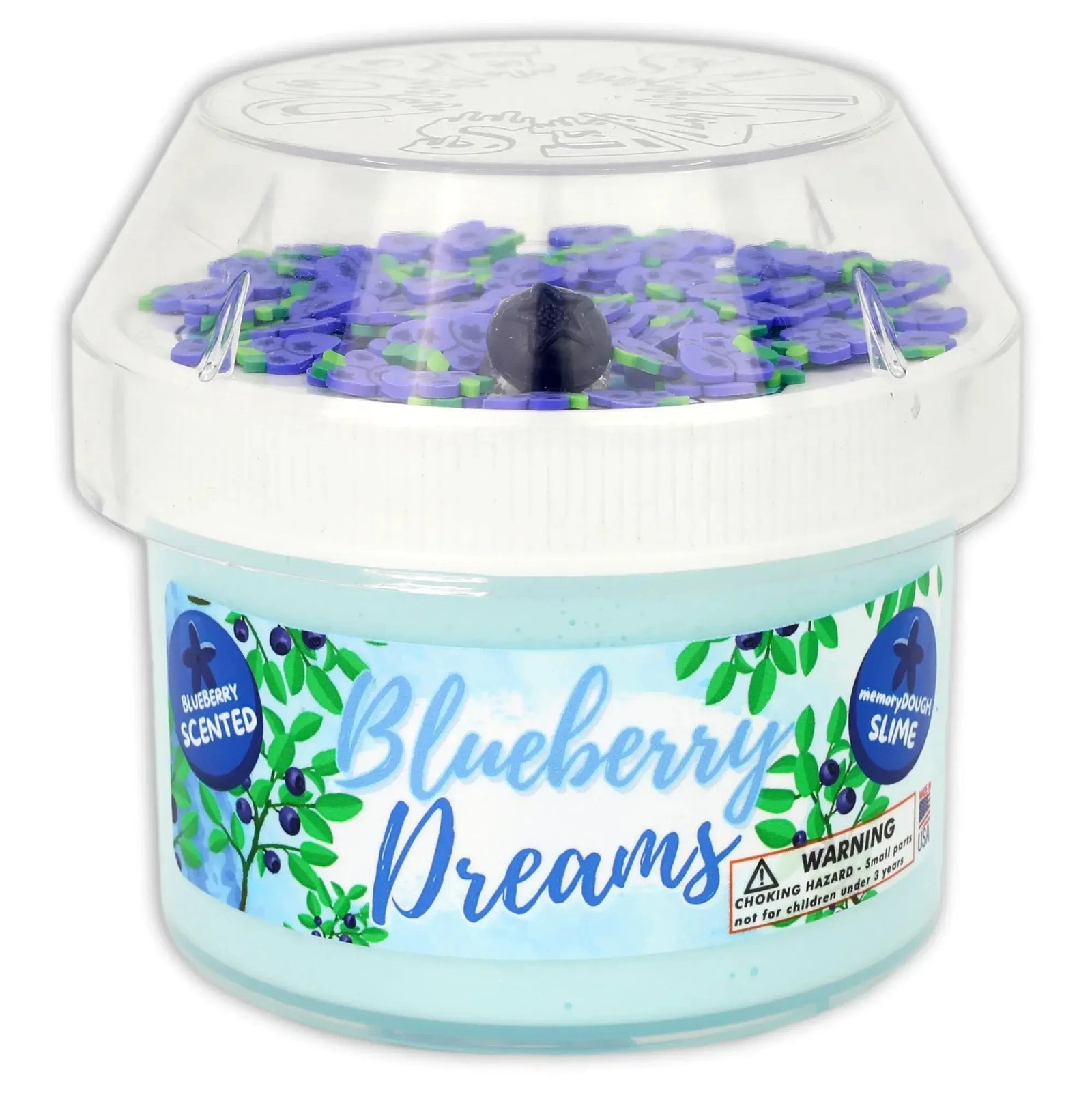 Dope Slimes Blueberry Dreams memoryDOUGH Slime