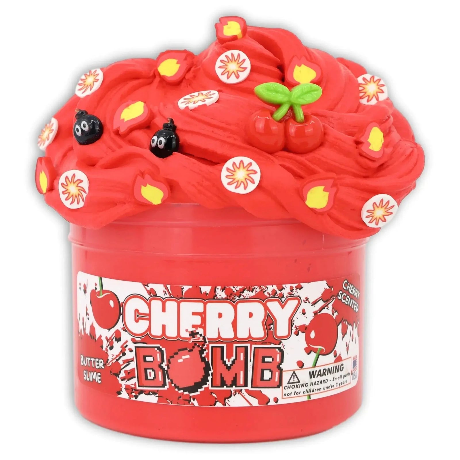 Dope Slimes Cherry Bomb Butter Slime