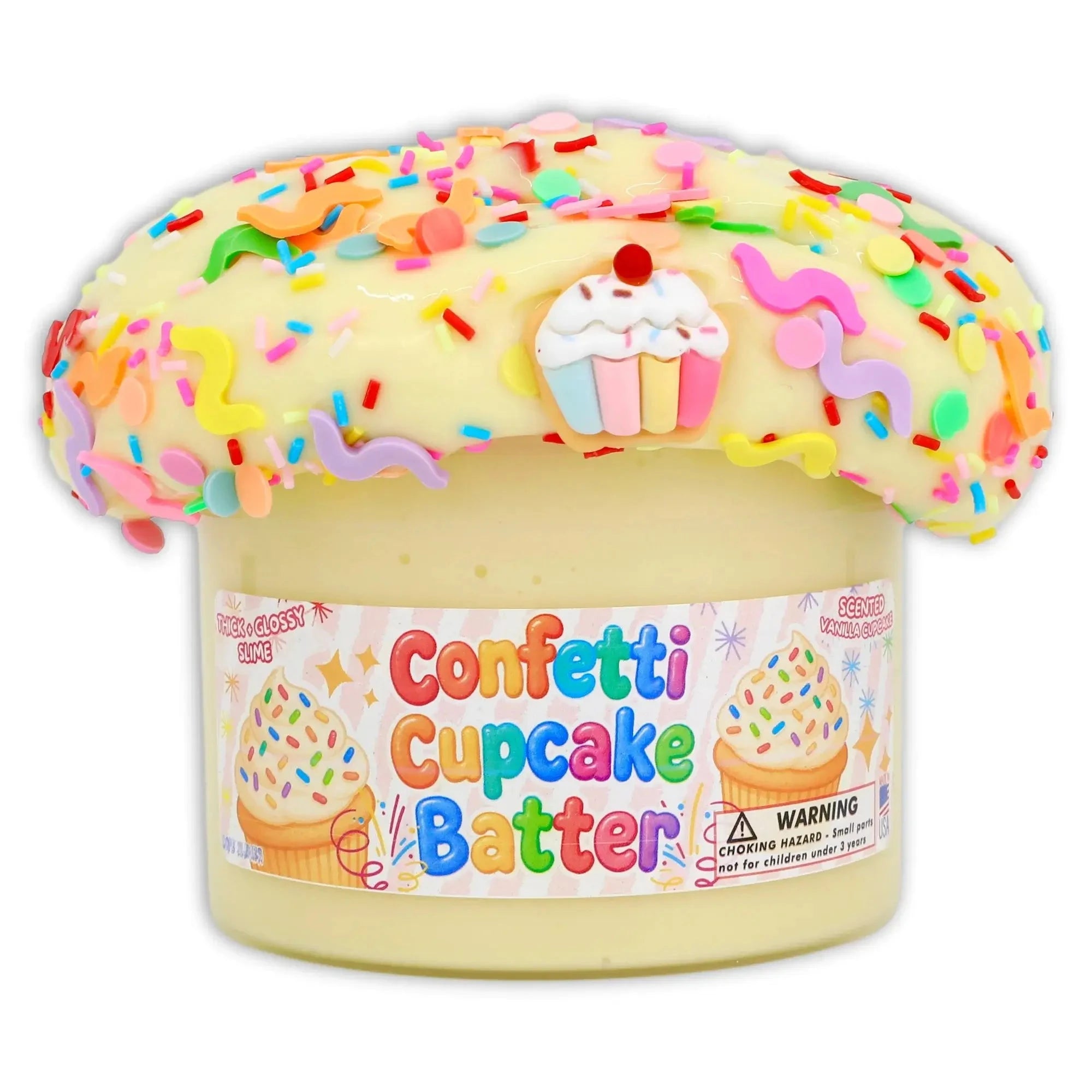 Dope Slimes Confetti Cupcake Hybrid Slime