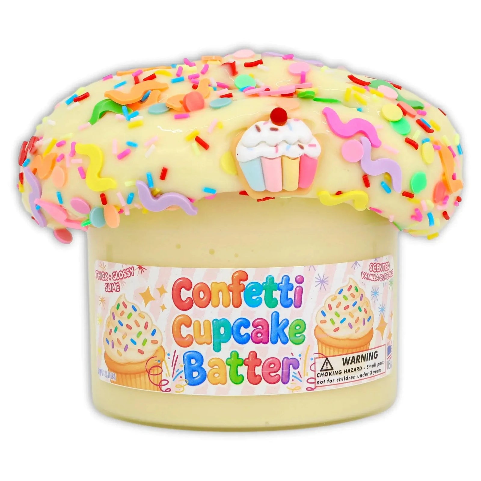 Dope Slimes Confetti Cupcake Hybrid Slime