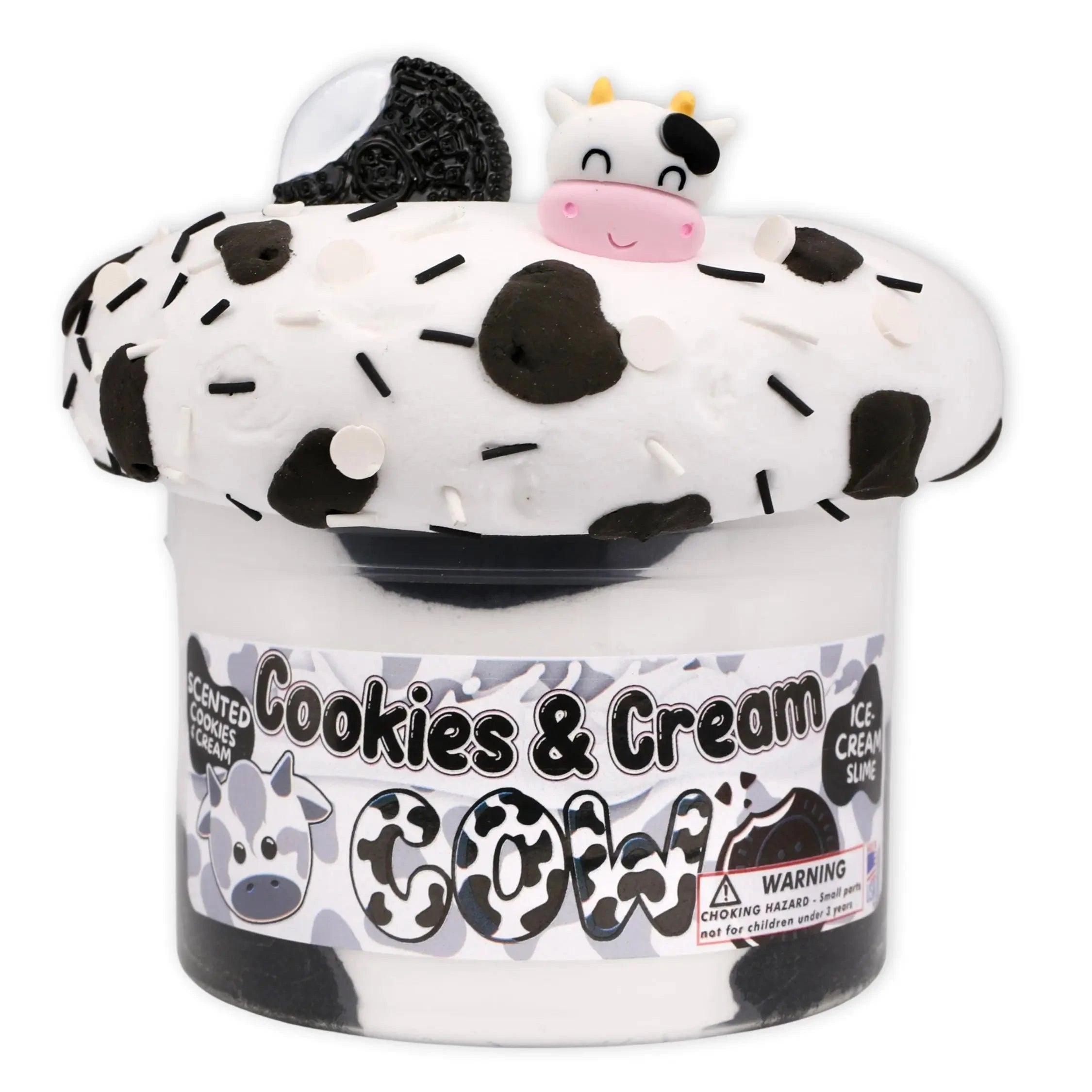 Dope Slimes Cookies & Cream Cow Ice Cream Slime