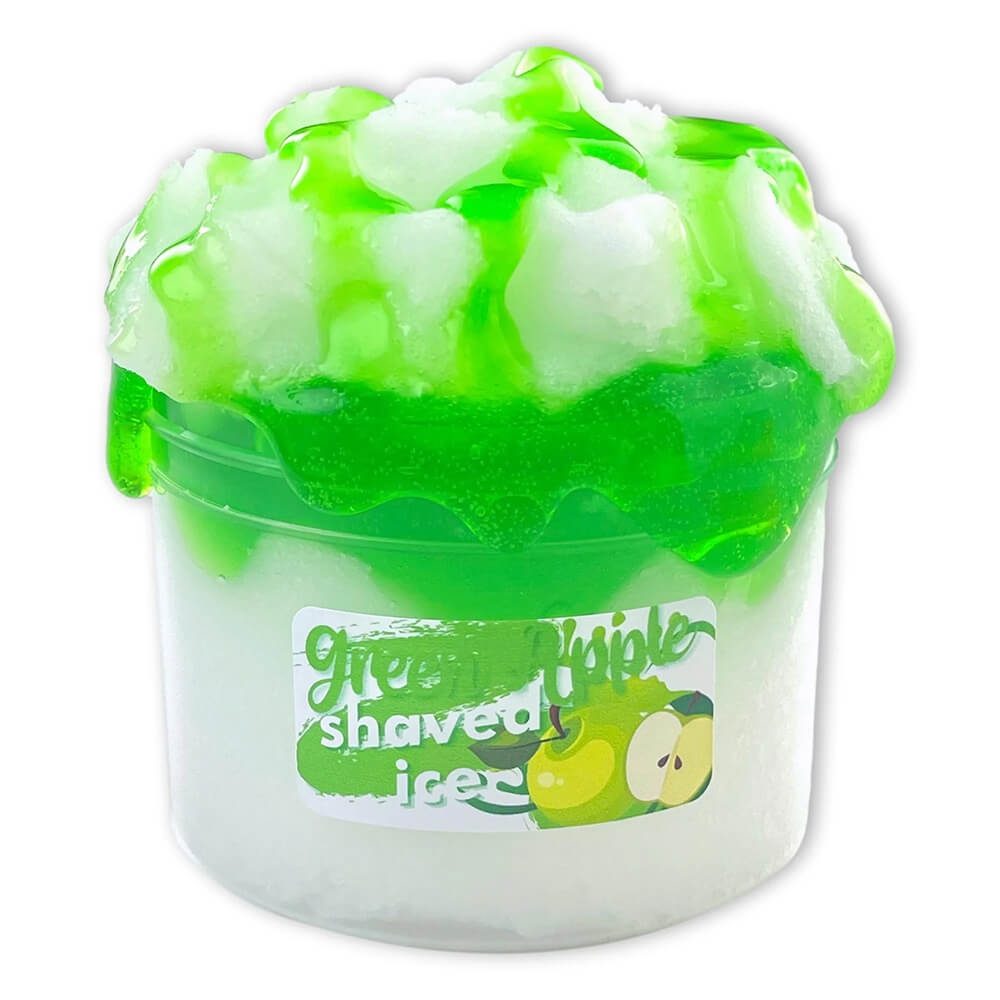 Dope Slimes Green Apple Shaved Ice Slime