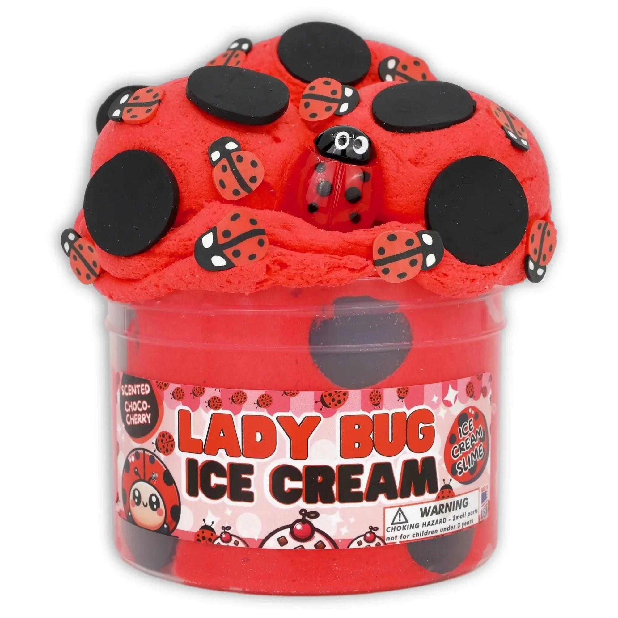 Dope Slimes Lady Bug Ice Cream Ice Cream Slime