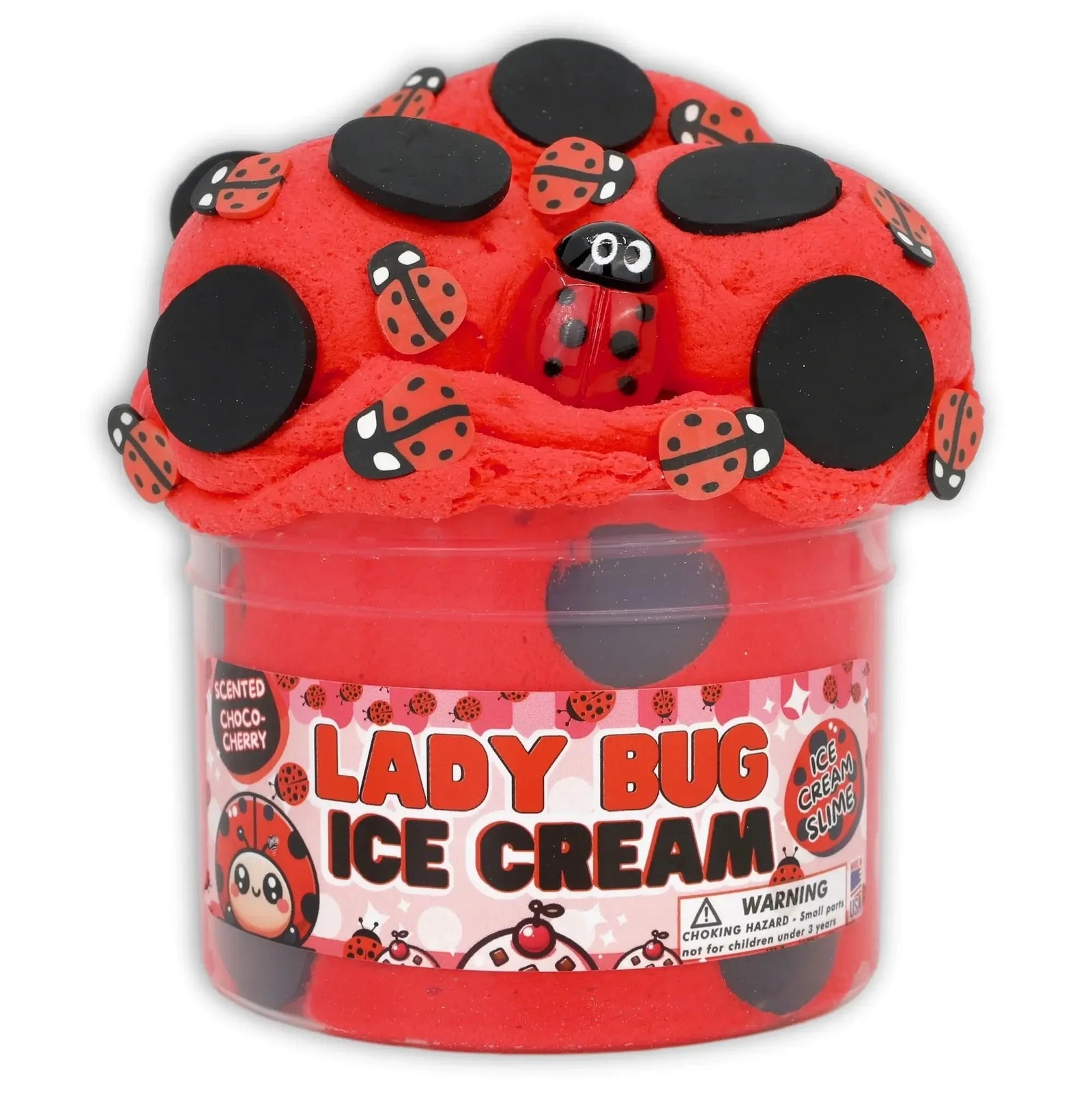 Dope Slimes Lady Bug Ice Cream Ice Cream Slime