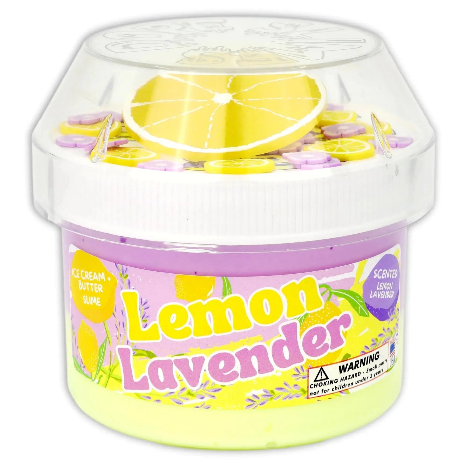 Dope Slimes Lemon Lavendar Butter Slime