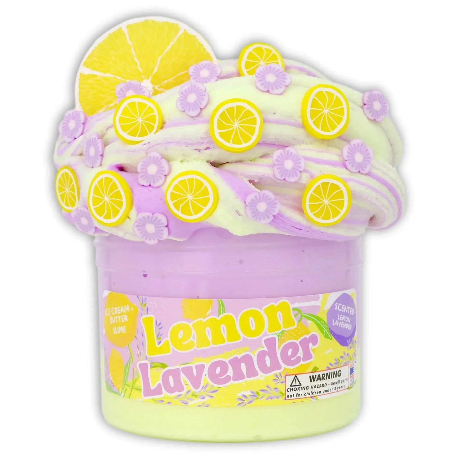 Dope Slimes Lemon Lavendar Butter Slime