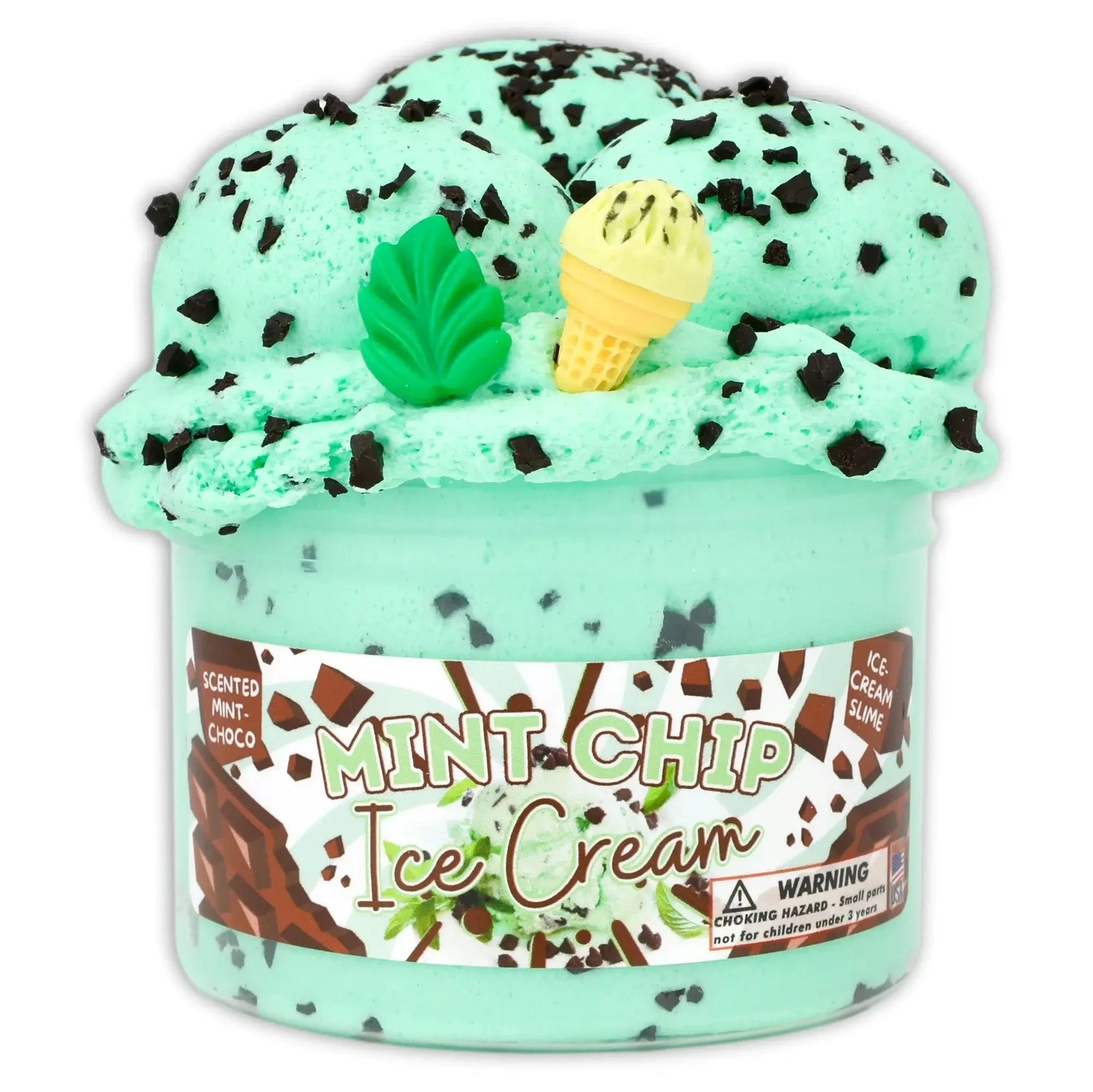 Dope Slimes Mint Chip Ice Cream Ice Cream Slime