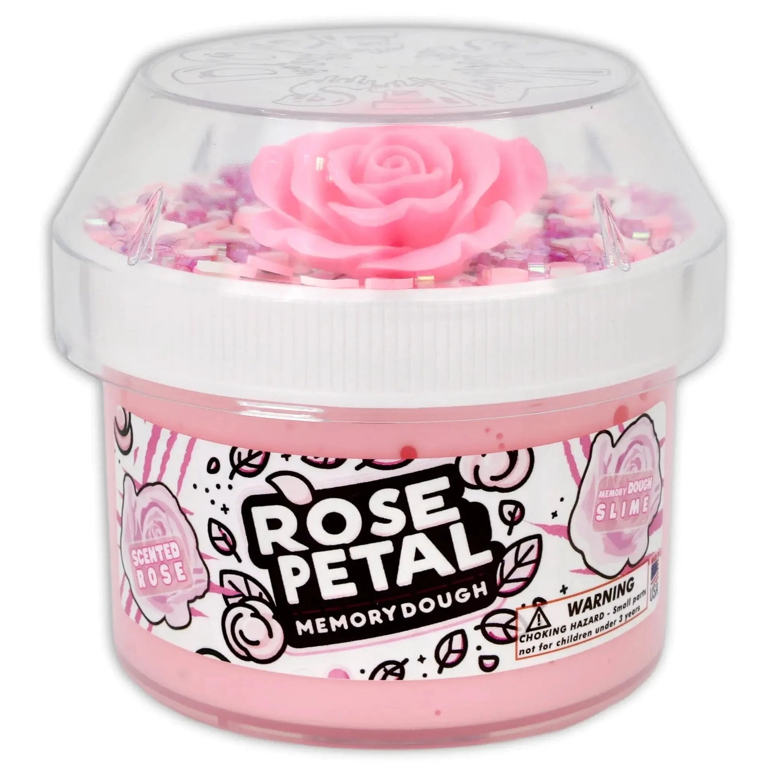 Dope Slimes Rose Petal memoryDOUGH