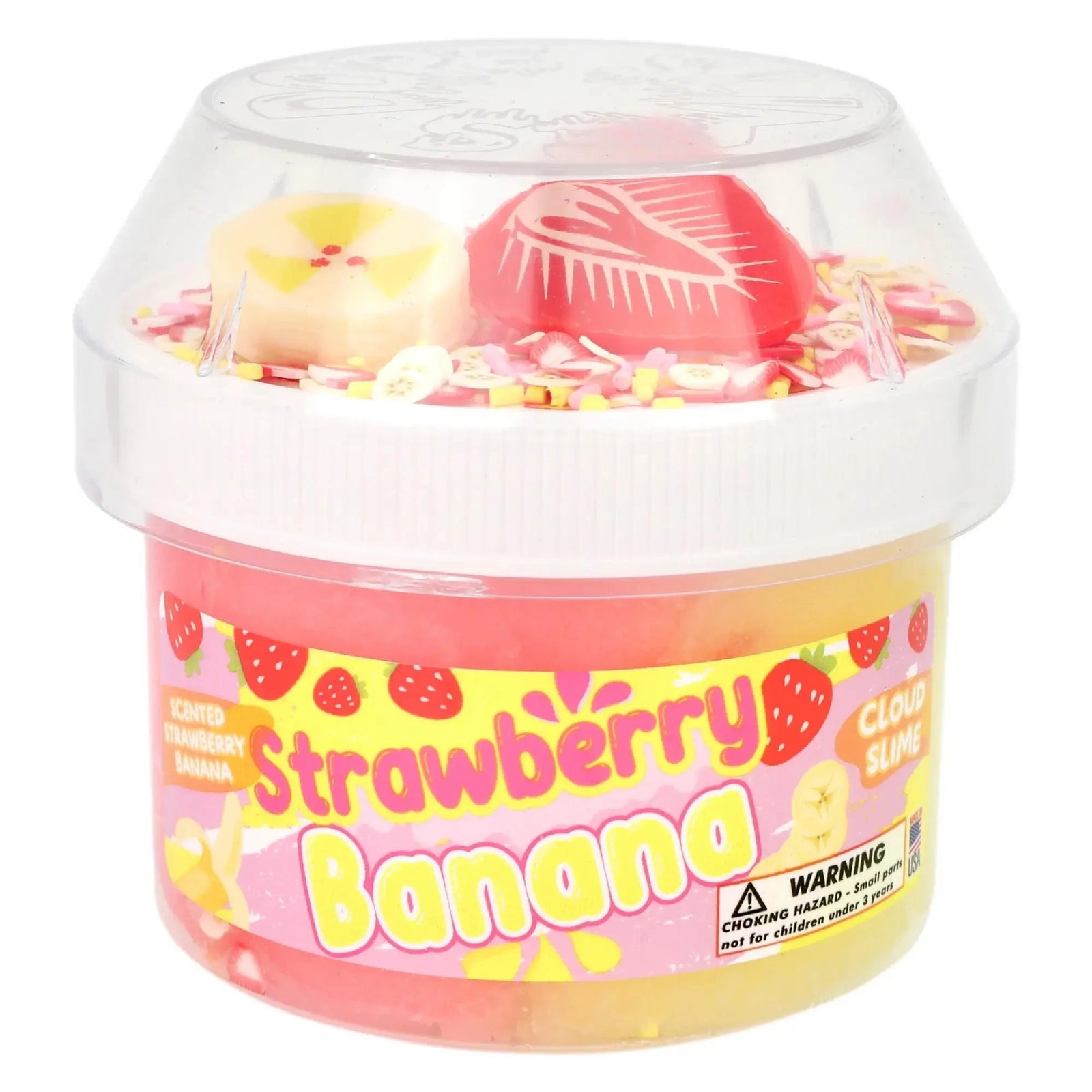 Dope Slimes Strawberry Banana Cloud Slime