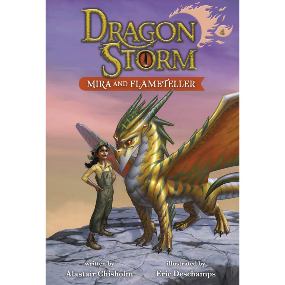 Dragon Storm #4: Mira and Flameteller (Paperback) - front book cover