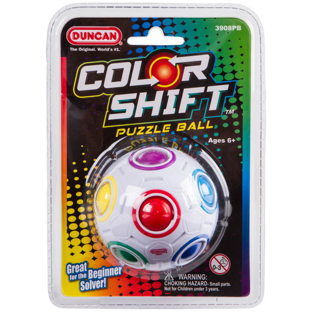 Front image packaging of Duncan Color Shift Puzzle Ball
