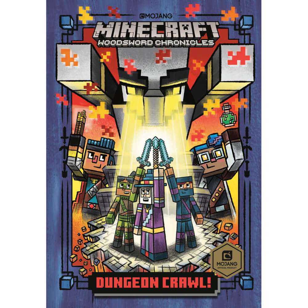 Dungeon Crawl! (Minecraft Woodsword Chronicles #5) (Hardcover) - front book cover
