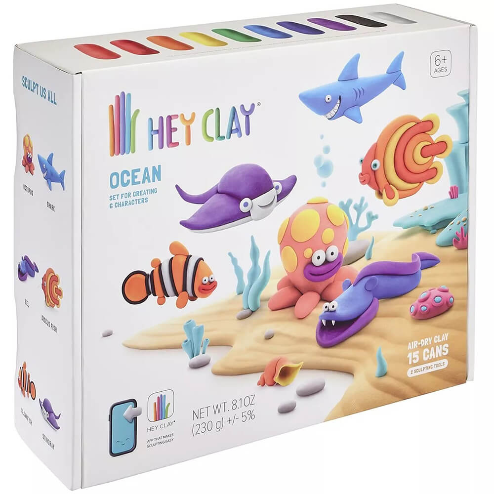 Fat Brain Toys Hey Clay Ocean Creatures
