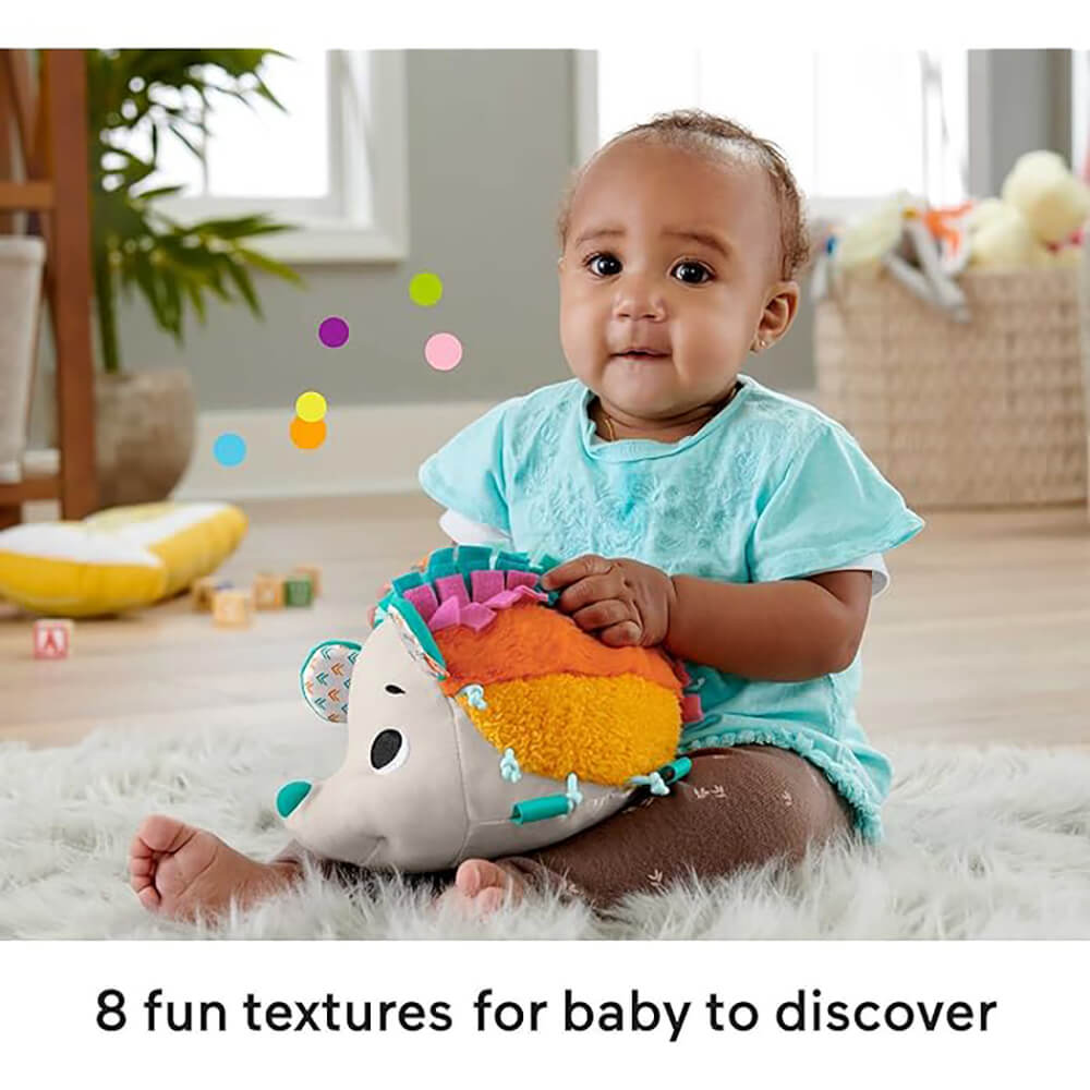 Fisher Price Cuddle N' Snuggle Hedgehog Newborn Plush Sensory Toy