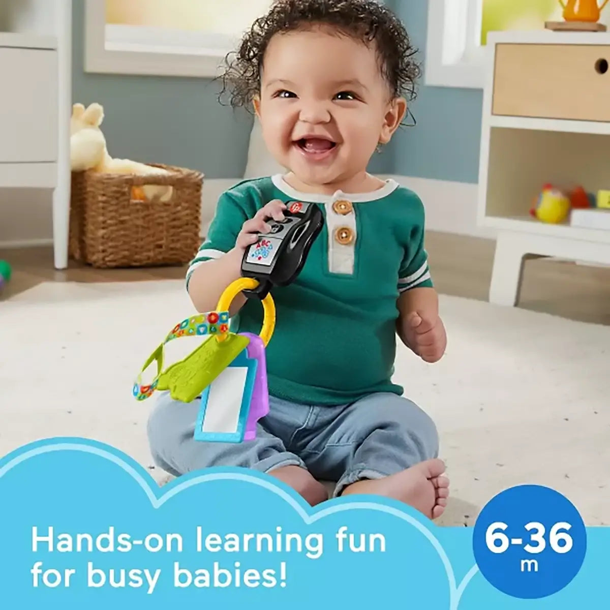Fisher-Price Laugh & Learn Play & Go Activity Keys hands on fun for babies