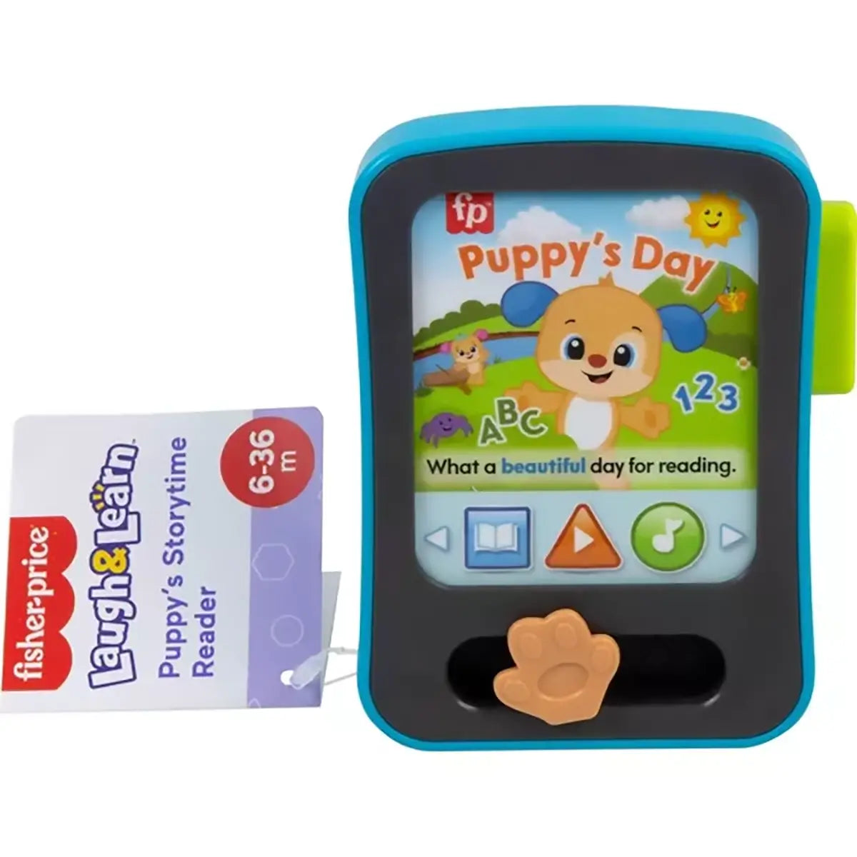 Fisher-Price Laugh & Learn Puppy's Storytime Reader Baby Electronic Learning Toy with tag