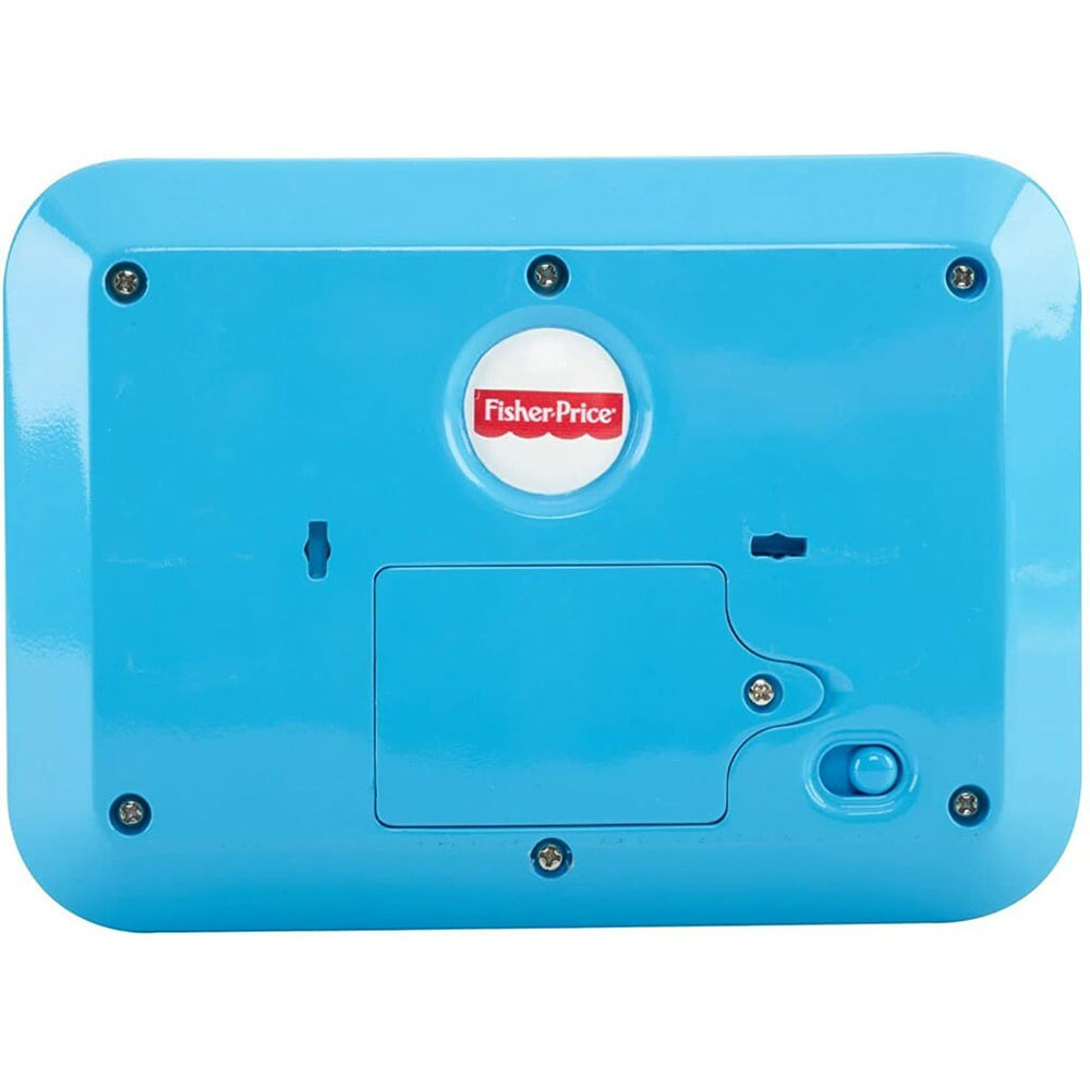 Back photo of the Fisher-Price Laugh & Learn Smart Stages Tablet (Blue) 