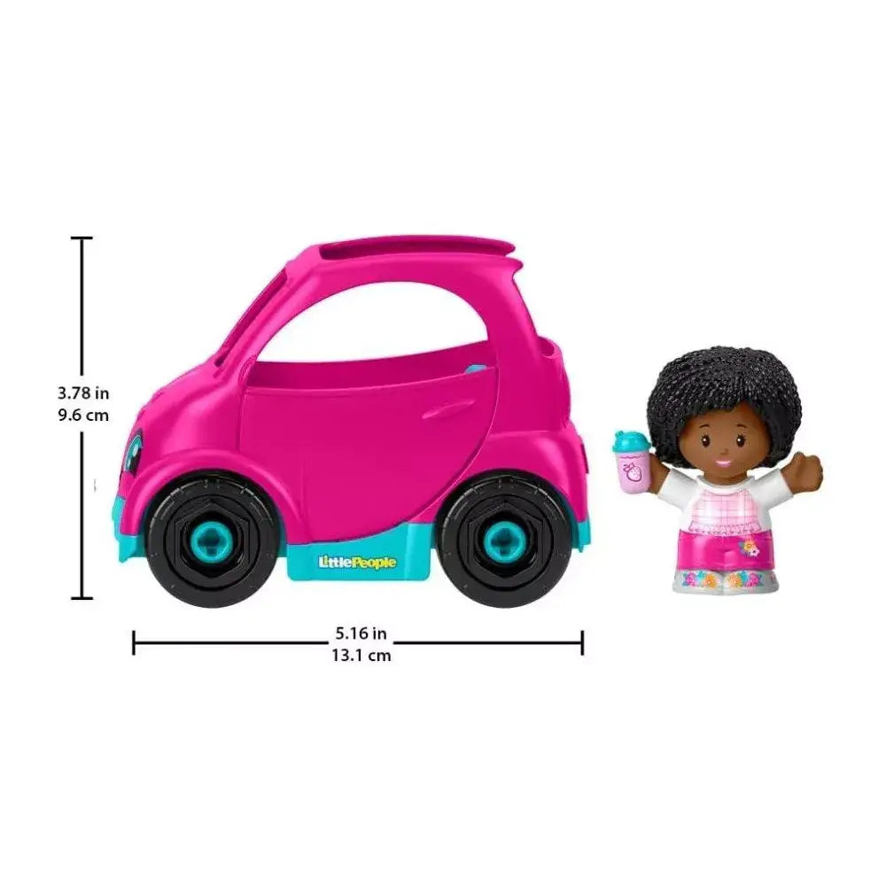Fisher-Price Little People Barbie Electric Car Push-Along Vehicle