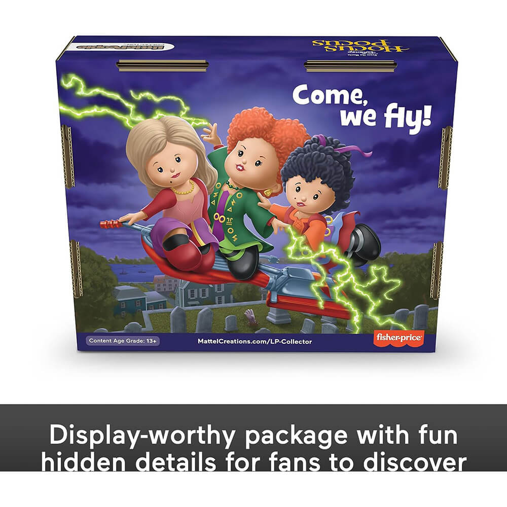 Fisher-Price Little People Collector Disney Hocus Pocus Set back of the package