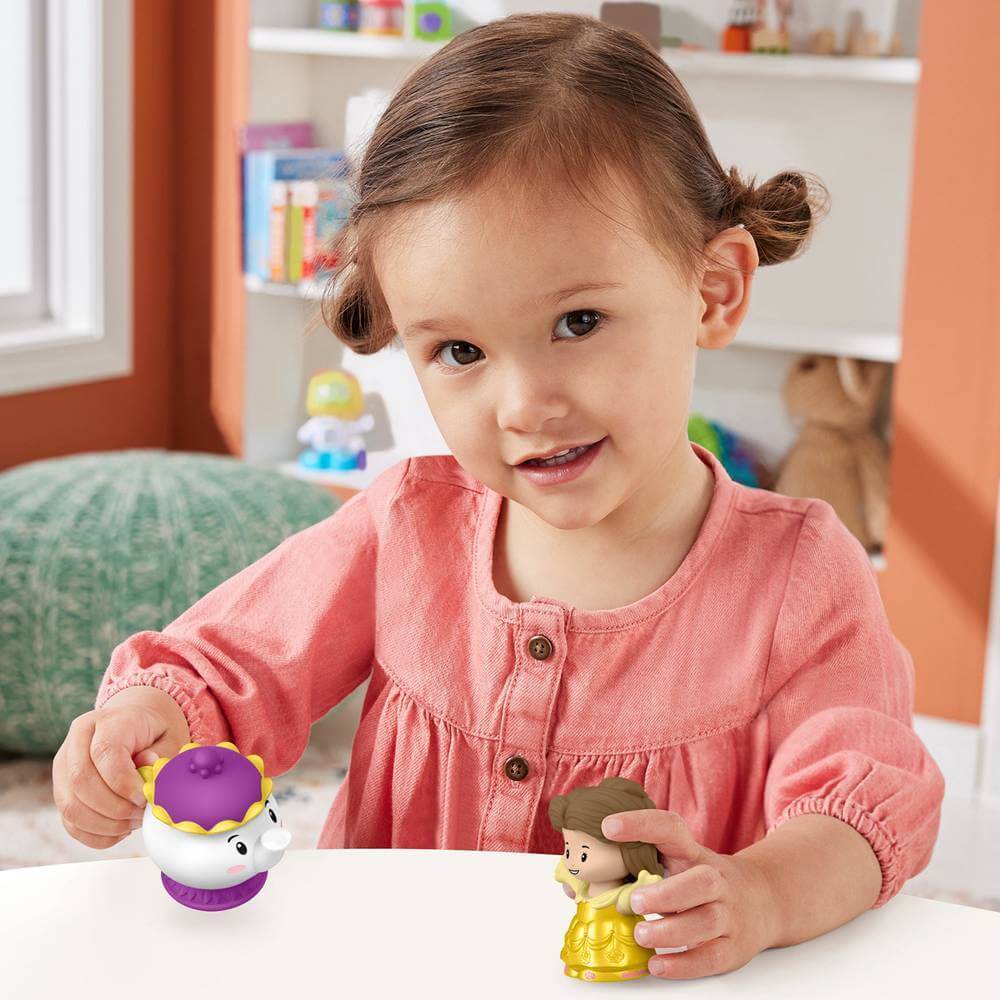 Fisher-Price Little People Disney Princess Belle & Misses Pots Figure Set
