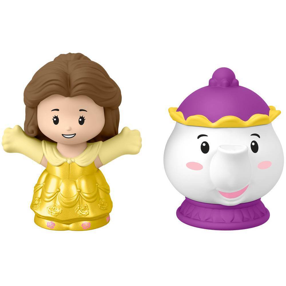 Fisher-Price Little People Disney Princess Belle & Misses Pots Figure Set