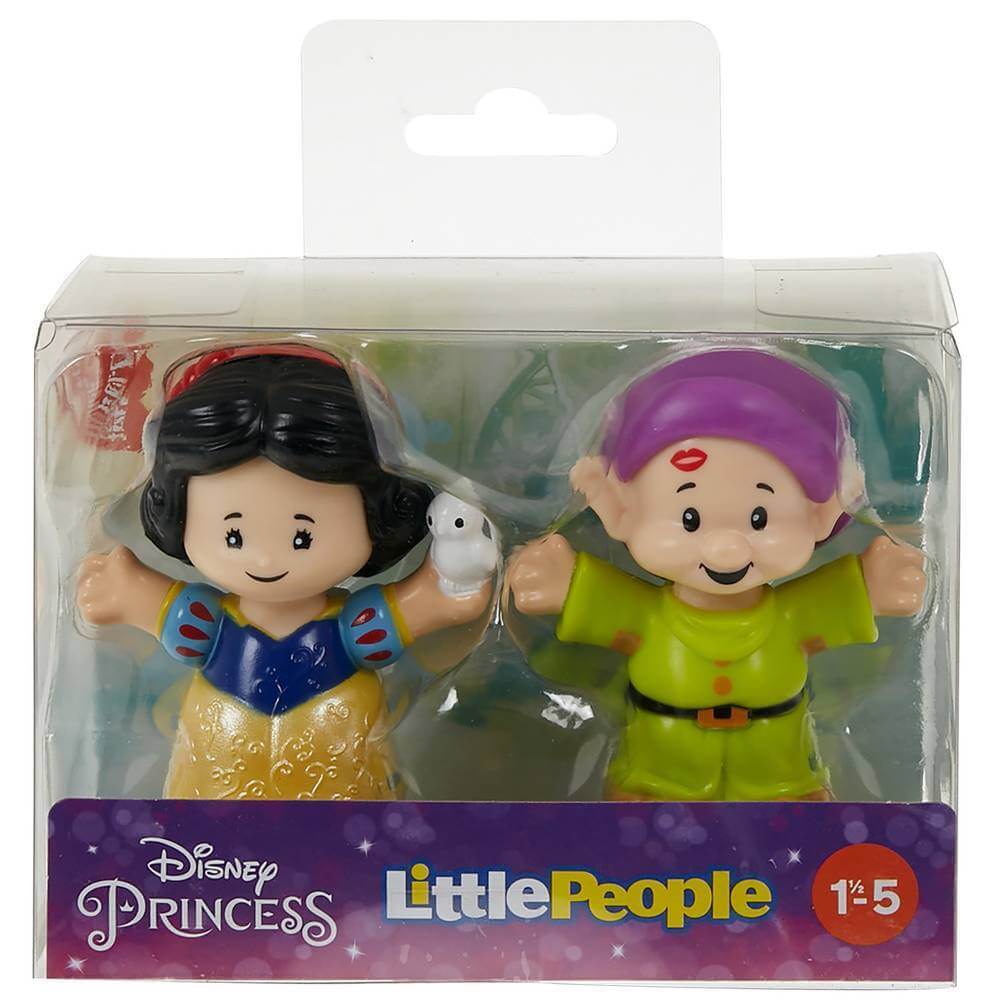 Fisher-Price Little People Disney Princess Snow White & Dopey Figure Set