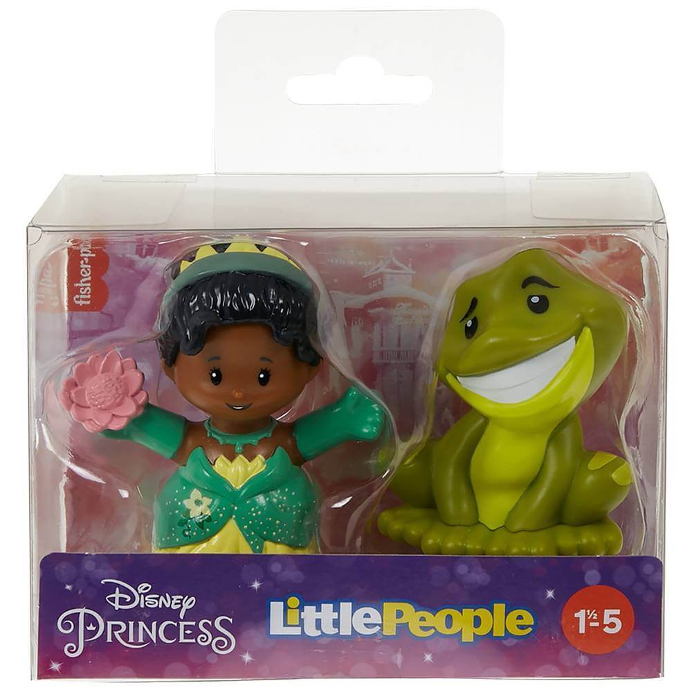 Fisher-Price Little People Disney Princess Tiana & Naveen Figure Set