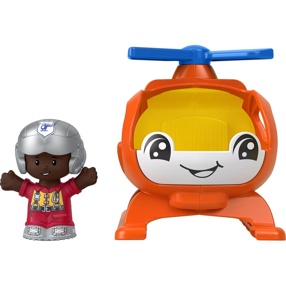 Fisher-Price Little People Helicopter and Pilot Set