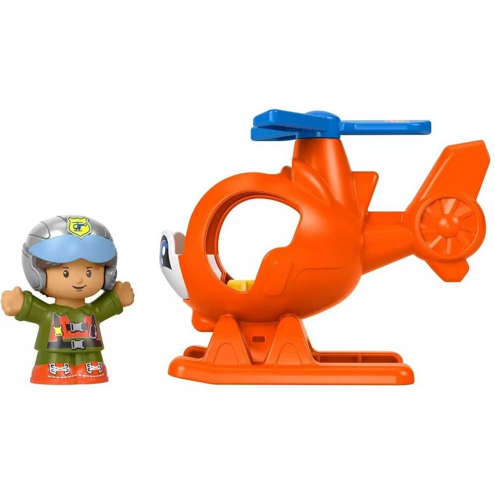 Fisher-Price Little People Helicopter Vehicle & Figure Set