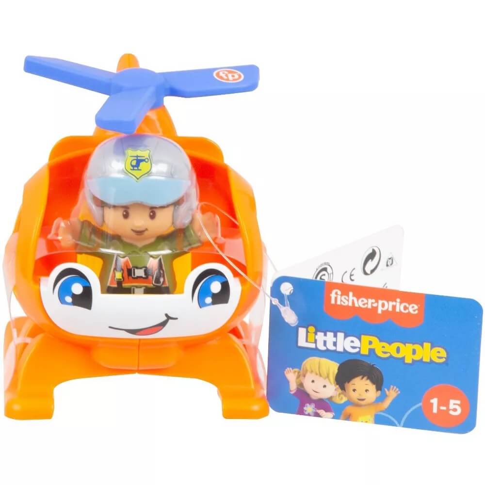 Fisher-Price Little People Helicopter Vehicle & Figure Set