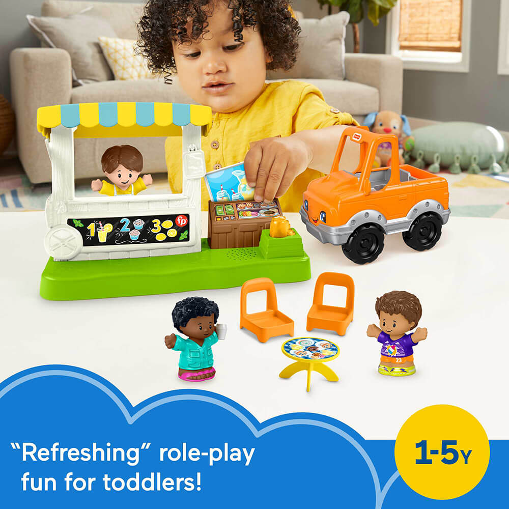the Fisher-Price Little People Lemonade Stand Playset is for ages 1-5