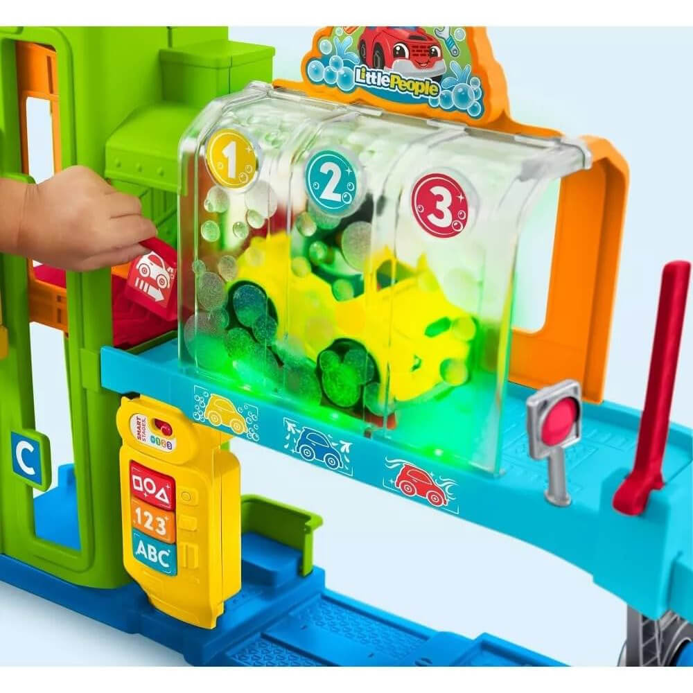 Fisher-Price Little People Light-Up Learning Garage Playset