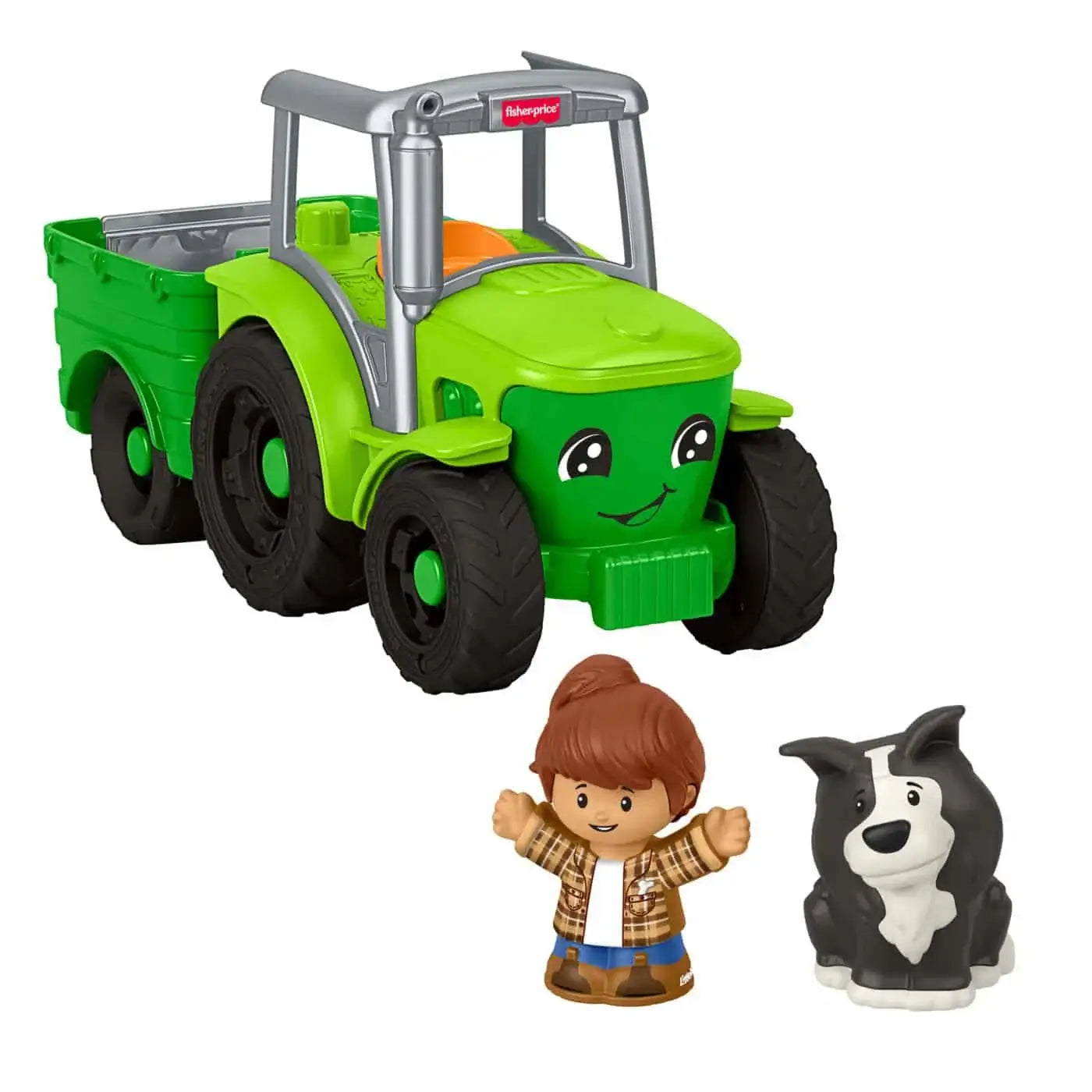 Fisher-Price Little People Push & Play Tractor With Dog