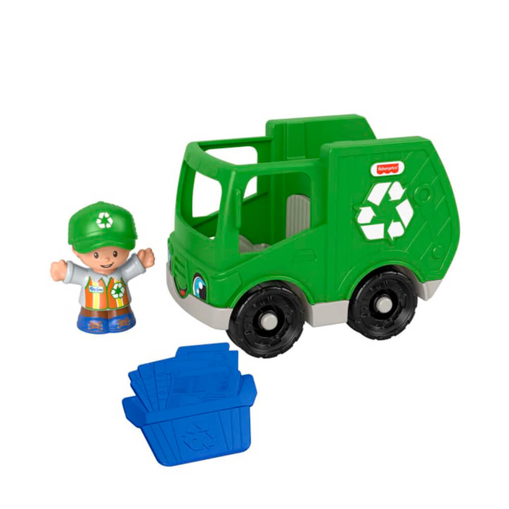 Fisher-Price Little People Recycle Truck Vehicle & Figure Set